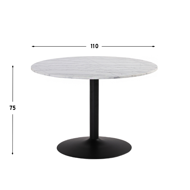 Faye Marble Round Dining Table J M, Furniture Round Table